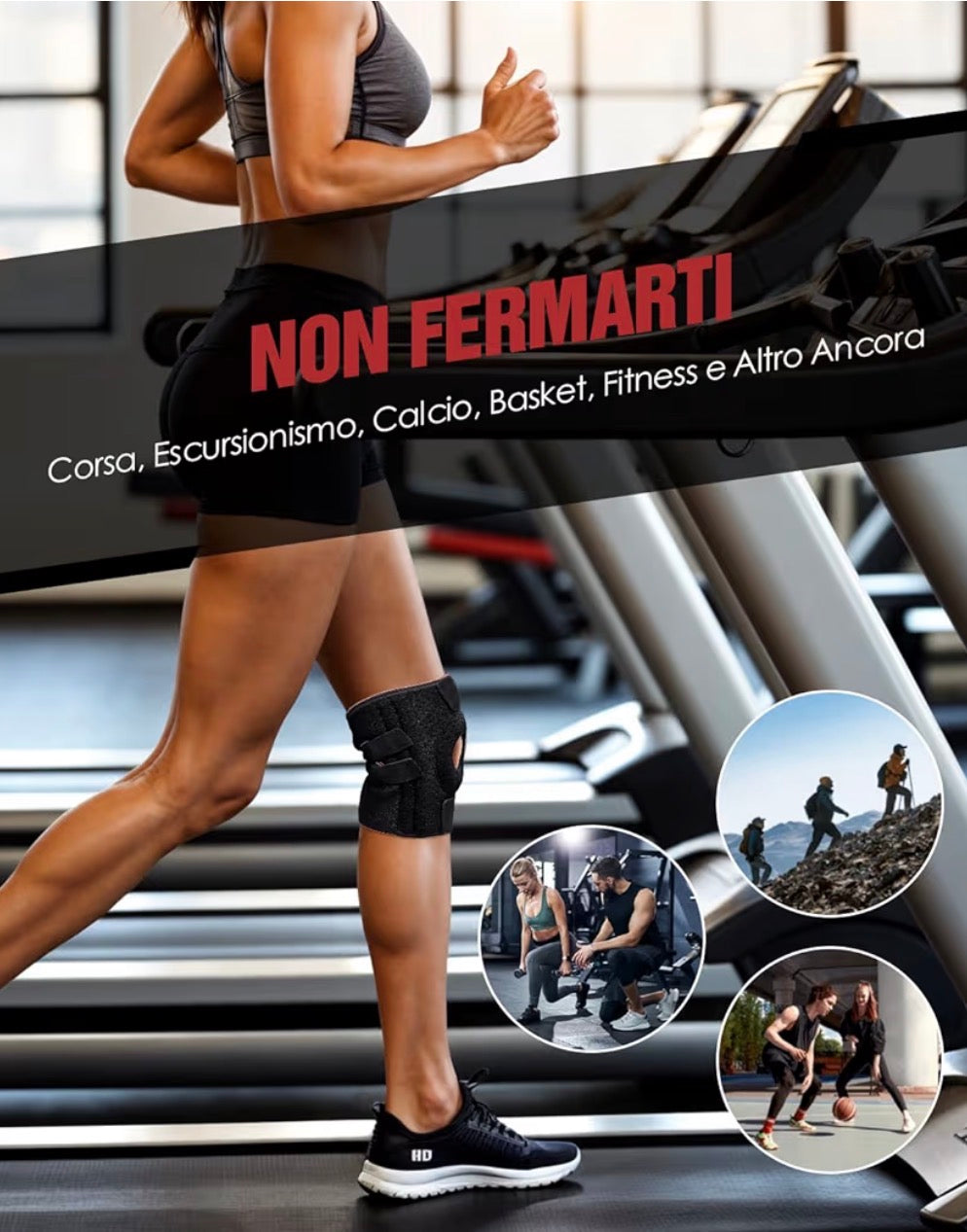 Tutore per problemi al menisco, artrosi e problemi cartilaginei